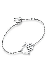 gorgeous tiny hand sterling silver baby bracelet 